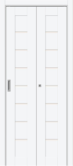 Браво-22, цвет: White Silk, размер: 200*35, стекло: Magic Fog — белое сатинированное. Дешевое стекло с пескоструйной обработкой не используем.