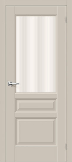 Межкомнатная дверь Неоклассик-35, цвет: Cream Silk, с покрытием: ПЭТ, серия: Neoclassic, размер: 200*90