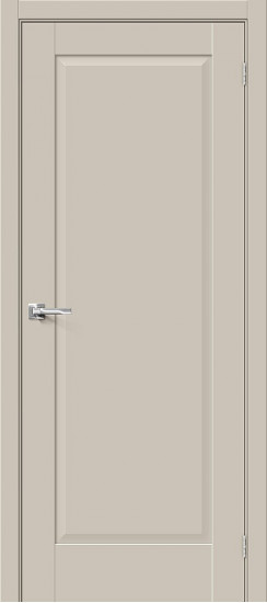 Межкомнатная дверь Прима-10, цвет: Cream Silk, с покрытием: ПЭТ, серия: Prima, размер: 200*60