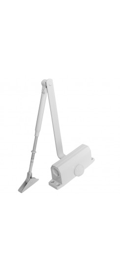 Доводчик Ajax (Аякс) дверной DCTR15-60 (TDR-60) 15-60кг WH белый