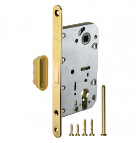 Корпус врезного замка MAGNM85C-50 (M85C-50) GOLD-24 золото 24K