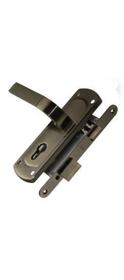 Корпус замка Punto (Пунто) с ручкой LOCKSET25.ORION.5558-1 (KIT P25 5558 ORION) AB бронза