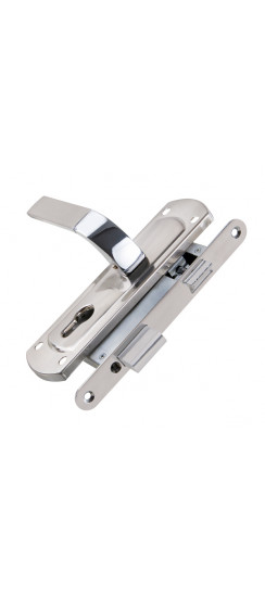 Корпус замка Punto (Пунто) с ручкой LOCKSET25.ORION.5558-1 (KIT P25 5558 ORION) SN/CP мат.никель/хром