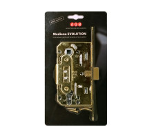 Корпус замка под цилиндр MEDIANA EVOLUTION B01103.50.03.567 с отв. планкой B01000.13 (латунь)