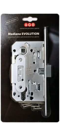 Корпус замка под цил. MEDIANA EVOLUTION B01103.50.34.567 с отв. планкой B01000.13 (мат хром)