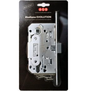 Корпус замка под цил. MEDIANA EVOLUTION B01103.50.34.567 с отв. планкой B01000.13 (мат хром)