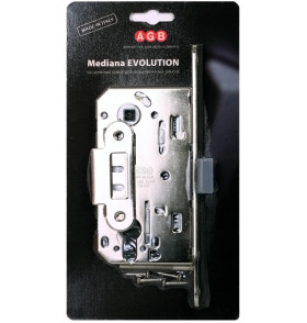 Корпус замка под цилиндр MEDIANA EVOLUTION B01103.50.06.567 с отв. планкой B01000.13 (никель)