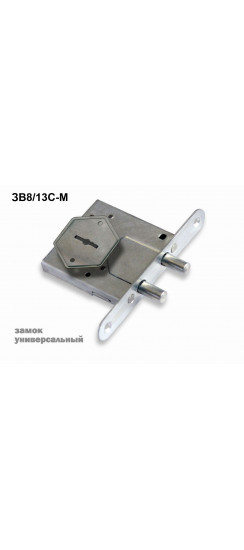 Замок Sam (Сам) врезной сувальдный ЗВ8/13С-М, 3 кл. /76610/