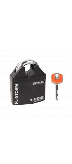 Замок Fuaro (Фуаро) навесной PL-STORM-3660 4 key (дисковый ключ)