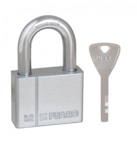 Замок навесной PL-PROTEC-2550 4 fin key (PL-2550) фин. /блистер