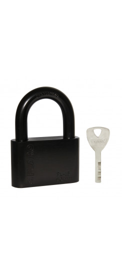 Замок Fuaro (Фуаро) навесной PL-WEATHER-1560 Black 4 fin key ( PL-15-60) диск. /блистер