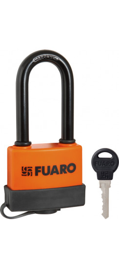 Замок Fuaro (Фуаро) навесной PL-WEATHER-3660 LS 3key (PL-3660 LS) удл. дужка, англ. /блистер