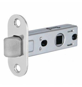 Защелка PLASTPL45-R25 (PL45-R25) (врезная) SN мат. никель тех.упаковка без ответной планки