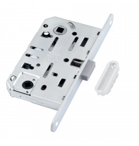 B06102.50.FM.640 Защелка врезная WC (белый) MEDIANA POLARIS с отв. планкой (скин)
