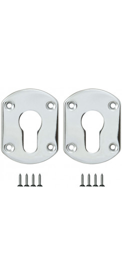 Накладка Fuaro (Фуаро) на цилиндр ESC.C+C/OV.set (ESC031) CP хром (2шт.)