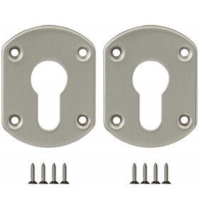 Накладка на цилиндр ESC.C+C/OV.set (ESC031) SN мат.никель (2шт.)