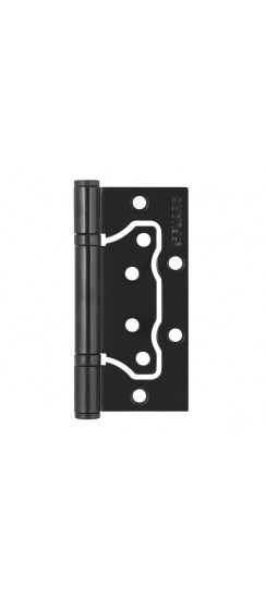 Петля Fuaro (Фуаро) универсальная без врезки IN4500W-BL BL (500-2BB/BL 100x2,5) черный матовый БЛИСТЕР