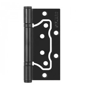 Петля универсальная без врезки IN4500W BL (500-2BB 100x2,5) черный матовый