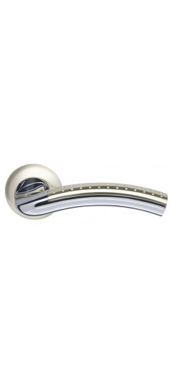 Ручка раздельная R.LD54.Libra26 (Libra LD26) SN/CP-3 матовый никель/хром TECH (кв. 8х140)