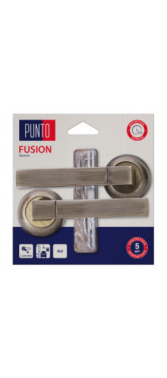 Ручка Punto (Пунто) раздельная LM/A R.TL54.FUSION/HD ABG-6 бронза