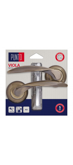 Ручка Punto (Пунто) раздельная LM/A R.TL54.VIOLA/HD ABG-6 бронза