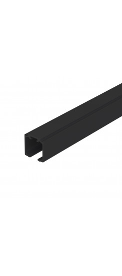 Комплект верхняя направляющая + декор.накладка SLD.Comfort-PRO.KIT/2000 track + dec (2м) BL Черный