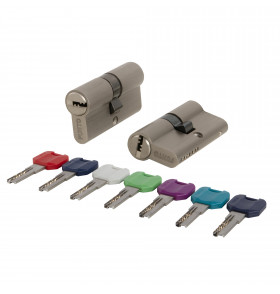 Цилиндровый механизм MaxPro7000Key70mm(30+10+30) SN никель 7key