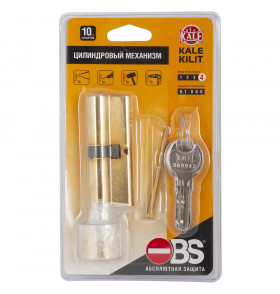 Цилиндровый механизм с вертушкой 164 OBS SCE/80 (35+10+35) mm латунь 5 кл. new