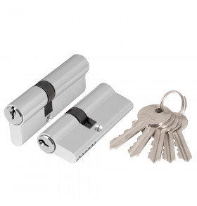 Цилиндровый механизм (AX100/70) AX1000Key70 (30+10+30) CP хром