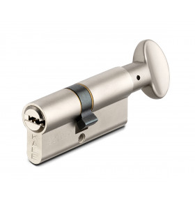 Цилиндровый механизм с вертушкой 164 SM/68 (26+10+32) mm никель 5 кл.