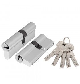 Цилиндровый механизм (AZ200/90) AZ2000Key90 (30+10+50) CP хром