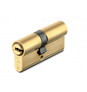 Цилиндровый механизм 164 SN/90 (30+10+50) mm упк.БЛИСТЕР латунь 5 кл.