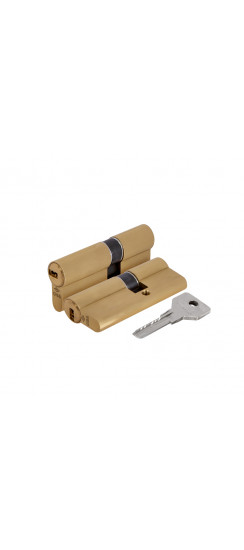 Цилиндровый механизм Cisa ASIX OE300-18.00 (80 мм/35+10+35), ЛАТУНЬ