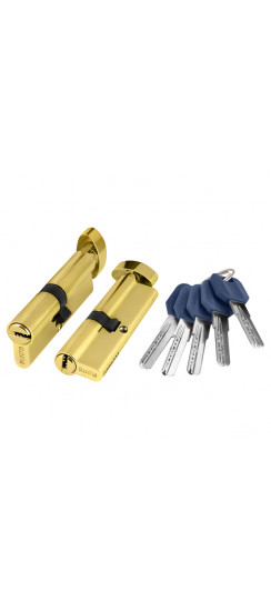 Цилиндровый Punto (Пунто) механизм (Z402/80) Z4002Knob80(35+10+35) с вертушкой PB латунь