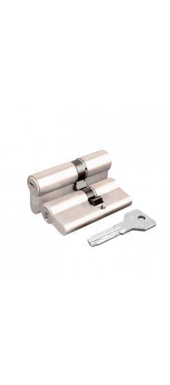 Цилиндровый механизм Cisa ASIX OE300-17.12 (80 мм/25+10+45), НИКЕЛЬ