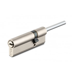 Цилиндровый механизм под вертушку (дл.шток) 164 SX/81 (45+10+26) mm никель 5 кл.