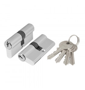 Цилиндровый механизм (AX100/60) AX1000Key60 (25+10+25)/HD CP хром 4Key