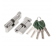 Цилиндровый механизм (A202/90) A2002Knob90(40+10+40) с вертушкой SN никель