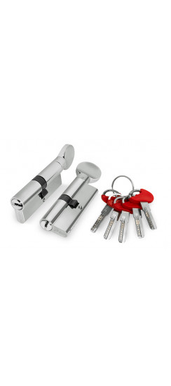 Цилиндровый Fuaro (Фуаро) механизм (D-PRO502/110) D-PRO5002Knob110(45+10+55) CP хром 5Key