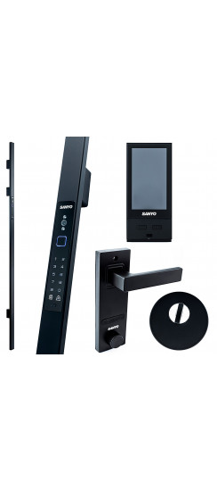 Электронный замок Sanyo D700 Usmart Go DM70 с WiFi, ручка скоба 1800 мм, черный