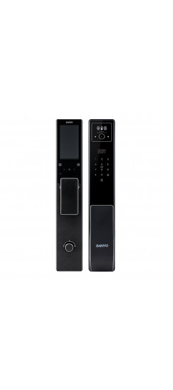 Электронный замок Sanyo D300 Tuya DM70 с WiFi, с распознаванием лиц, черный