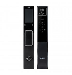 Электронный замок Sanyo D300 Tuya DM70 с WiFi, с распознаванием лиц, черный